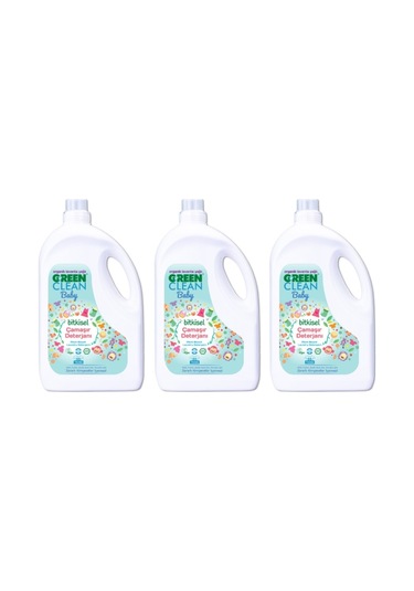 U Green Clean Baby Organik Lavanta Yağlı Bitkisel Çamaşır Deterjanı 3 x 2750 ML