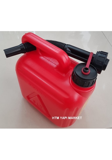 Benzin Bidonu 5 Litre Hortumlu N11.54
