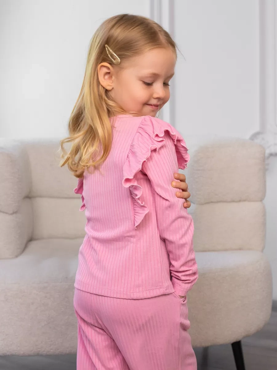 Nika Boo Şık Pantolon Takım Kıyafet Çift Seti 241287267 Pembe