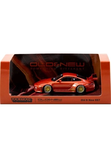 Tarmac Works 1/64 Old & New 997 Red Metallic Çok Renkli