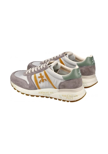 Premiata Sneakers Lander 7201 Açık Gri - Turuncu