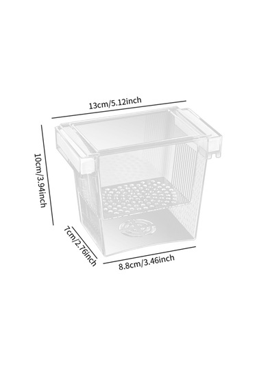 Suntek Damızlık Kutusu Akvaryum Akrilik Balık Tankı Kare