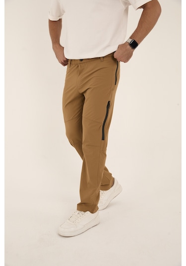 Camp531 Outdoor Tactical Su İticili Likralı Yazlık Erkek Taktik Pantolon Hardal