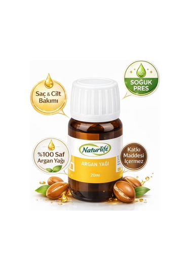 Naturlife Saf Argan Yağı 20 ML