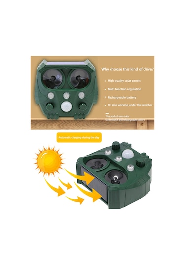 Cbtx Outdoor Yüksek Performanslı Güneş Enerjili Solar Haşere Kovucu