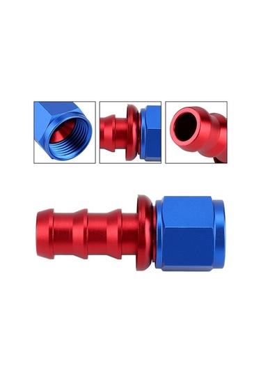 Fastbuy An10 Otomobil Yağ Soğutucu Bağlantısı - T6160 Alüminyum Cnc İşlenmiş, Anodize Kaplama, Kolay Montaj, Dürtme/tork Kili