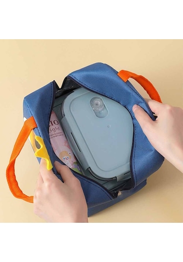 Karikatür Gıda Çantası Yalıtımlı Öğle Yemeği Kutusu Çantaları Sarı Diğer