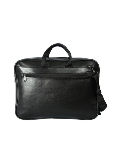 Bay Pablo C165 Siyah Hakiki Deri Laptop Evrak Çantası Siyah