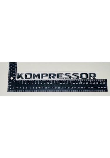 Kompressor W210 W202 Arka Bagaj Yazısı Krom
