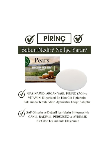 Pears Gliserinli Pirinç Sabunu 120 G