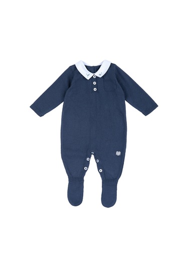 Chicco Arka Açıklıklı Tulum 09100368000000 000028 Dark Lıght Blue