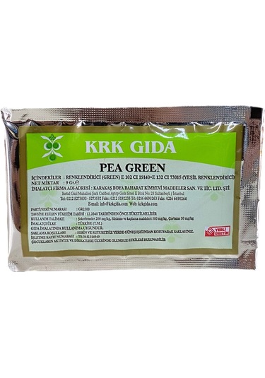Krk Açık Yeşil Gıda Boyası 9 G