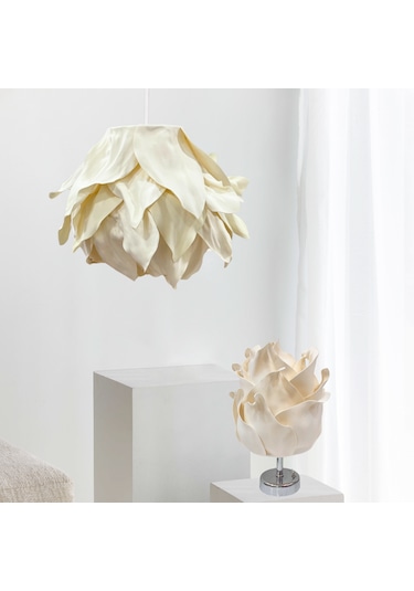 Lotus Krem Eva Sarkıt Aydınlatma Avize KREM RENK