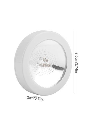 Shineyee Led Işıklı Bardaq Altlığı, Duyarlı Dairesel Parlak Taban, Bar Ktv Biracı İçin, Beyaz Kasa Beyaz Işık Pil Yok