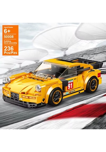 Teknik Porsche 911 Cs Lego Araba Porsche Lego Araba Yapı Blok Oyuncak Araba - 250+ Parça