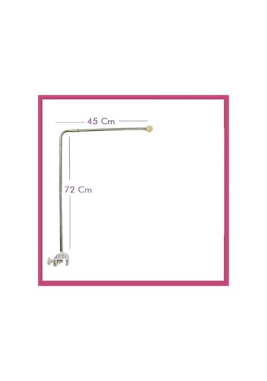 Tommybaby Tommybaby Topuzlu Lüx Cibinlik Demiri