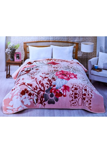 Mink Battaniye Lacasa 1092 Pudra Çift Kişilik Pudra