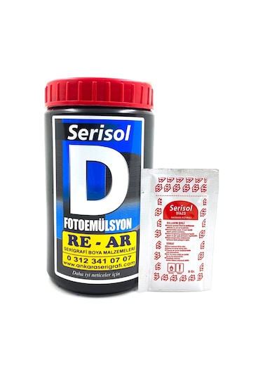 Re-Ar Serisol D Foto Emülsiyon Serigrafi Baskı Şablonu