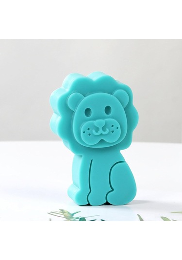 Tenfowee 4'lü Hayvan Şekilli Silikon Kalıp - Zürafa Fil Aslan Zebra - Mum, Kek Ve Yapıştırıcı Damlacığı Yapımı İçin - Çevre Dostu Silikon