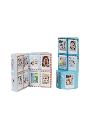 Sones Mini 3-inç Dönüştürülebilir Kendin Yap Fotoğraf Çerçevesi Standı Depolama Rafı Sualtı Dünyası