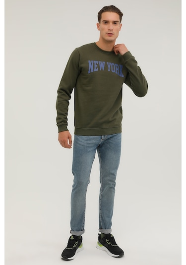 Superfly MEN SWEAT-6 Haki Erkek Sweatshirt Haki