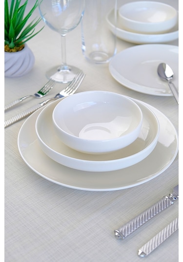 Tabak Evi Porselen Sofia Yemek Takımı 24 Parça 6 Kişilik