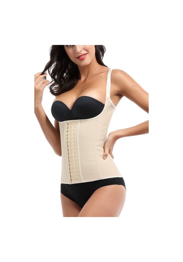 Pastimore Askılı Ten Latex Korse Ten