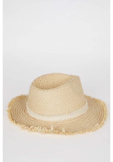 DeFacto Kadın Hasır Şapka D9457AX25SMBG117 Bej