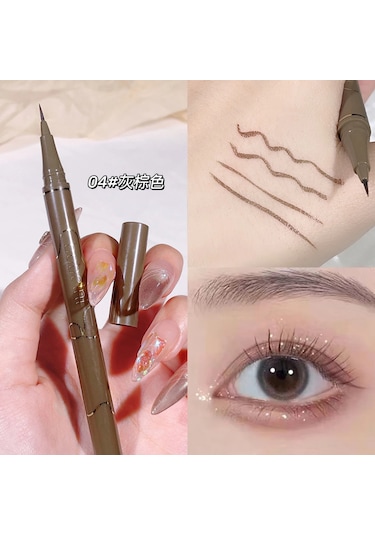 İnce Eyeliner Suya Dayanıklı, Tere Dayanıklı, Uzun Ömürlü Ve Lekesizdir. Newbie 04 Dark Topaz