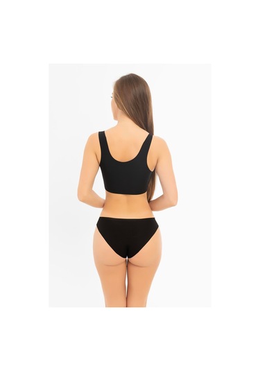 Kadın İz Yapmayan Dikişsiz Lazer Kesim Külot 3'lü Paket Karışık Renkli Çok Renkli 2