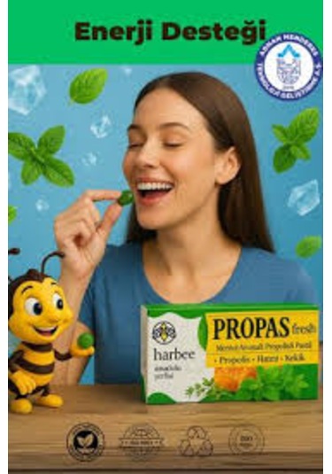 Har-bee Harbee Propas Fresh - Doğal Boğaz Rahatlatıcı & Ferah Nef