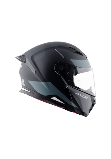 Axor Hunter Turbo Black Grey Dull Ece 22.06 Kapalı Kask Mat Titanyum - Siyah
