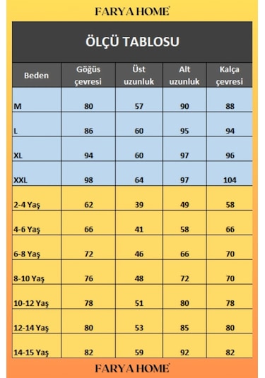Civciv Desenli Anne Kız Çocuk Kombin Peluş Pijama Takımı Anne Kız Ayrı Satılır. Sarı