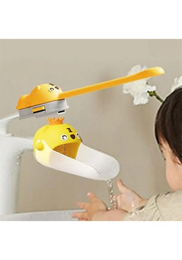 Xurunkeji Karikatür Hayvanlar Musluk Genişleticisi Çocuklar İçin El Yıkama Banyo Lavabo Aksesuarları Mutfak Bebek Yıkama İçin Uygun Yeşil