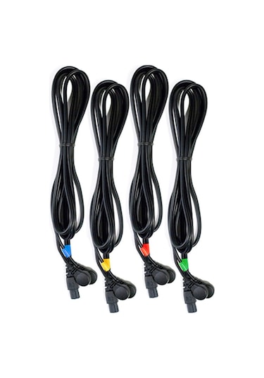 4 Adet Compex Çıtçıtlı Kablo. 2 Paket Çıtçıtlı Elektrot