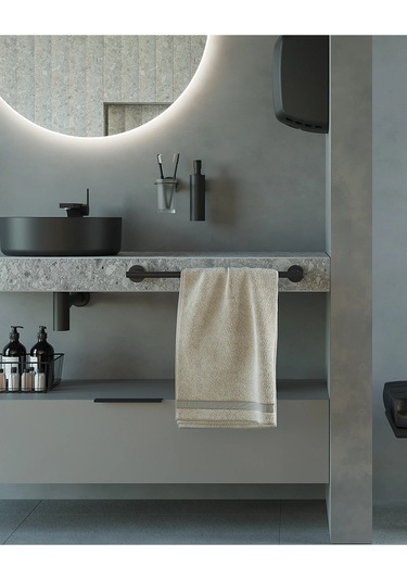 Tecno Black Havluluk, Uzun, 51 Cm - Mat Siyah Mat Siyah