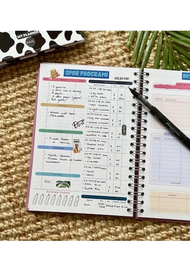 Mor Papatya My Planner Tasarımlı Konuşan Ajanda