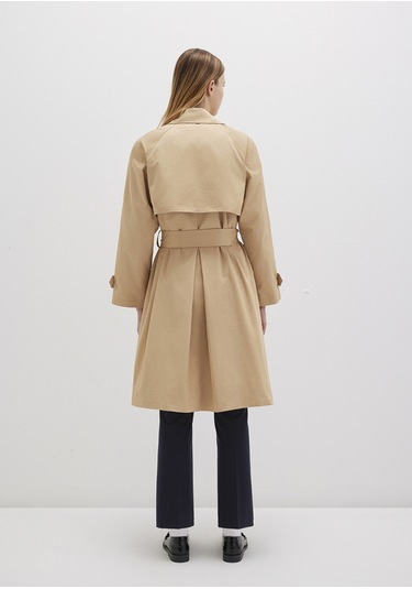 Mavi - Bej Trençkot 110703-82323 Bej