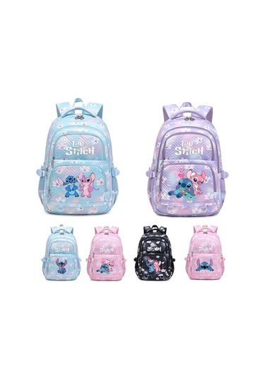 Szypzstore Lilo Stitch Zarif Çiçek Moda Kadın Sırt Çantası Kadın Taşınabilir Su Geçirmez Seyahat Çantası Genç Kız Öğrenciler Sırt Çantası Mochila W0f78x Diğer