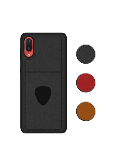 Fitcase Samsung Galaxy A02 Kilif Proda Deri Tek Kartlik Cepli 500649320