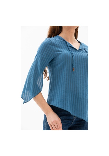 Rodos Gofre Bluz İndigo indg