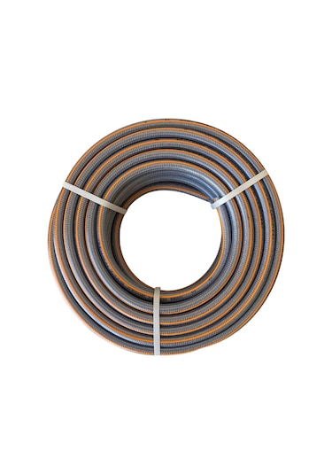 Reyo 1/2'' Örgülü Premium Şeffaf Bahçe Hortumu 25 Metre