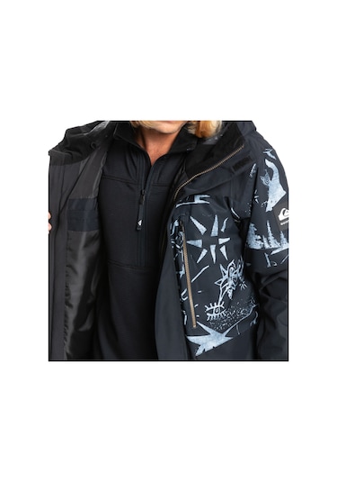 Quiksilver - Mıssıon Prınted Block Jk Siyah Siyah