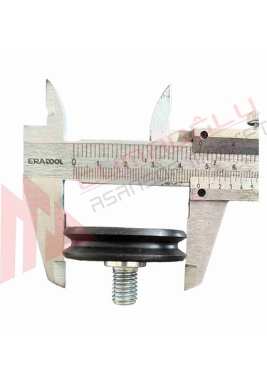 Pimli Halat Makarası Ø46 M10 Düz Pim