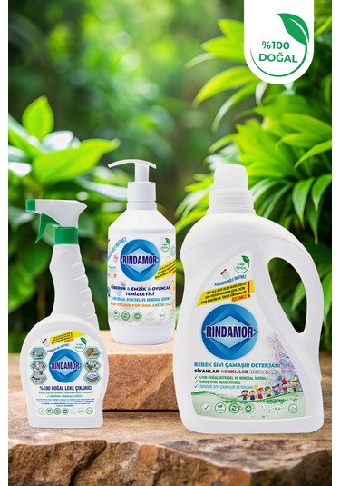 Bebek Hijyen Seti- Çamaşır Deterjanı-emzik Biberon Temizleyici-leke Çıkarıcı 2200 ML