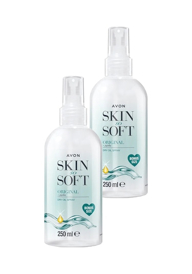 Avon Skin So Soft Kuru Yağ Vücut Spreyi 2 x 250 ML