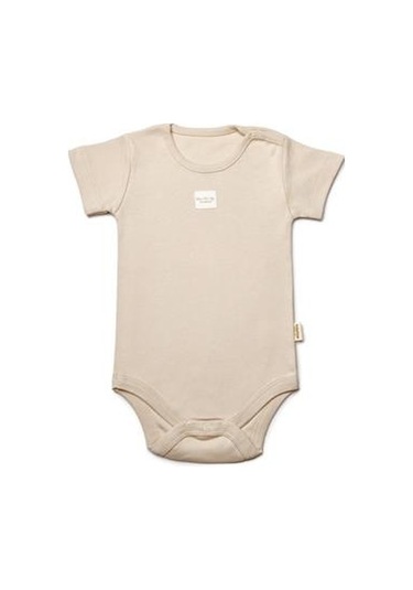 Bebek 3'lü Kısa Kol Body, %100 Organik Pamuk, Bebek Ve Yenidoğan Serisi -csy8121 Ekru