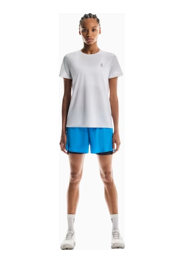 On 3" Performance 2/1 Shorts Hafif Iç Taytlı Hızlı Kuruyan Kadın Koşu Şortu Mavi