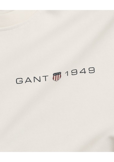 Gant Erkek Sweatshırt 2003243-113 2003243-113 Beyaz Beyaz