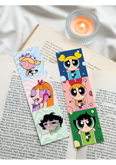 Powerpuff Girls 10 Adet Kitap Ayraç Seti Pytkayrac155
